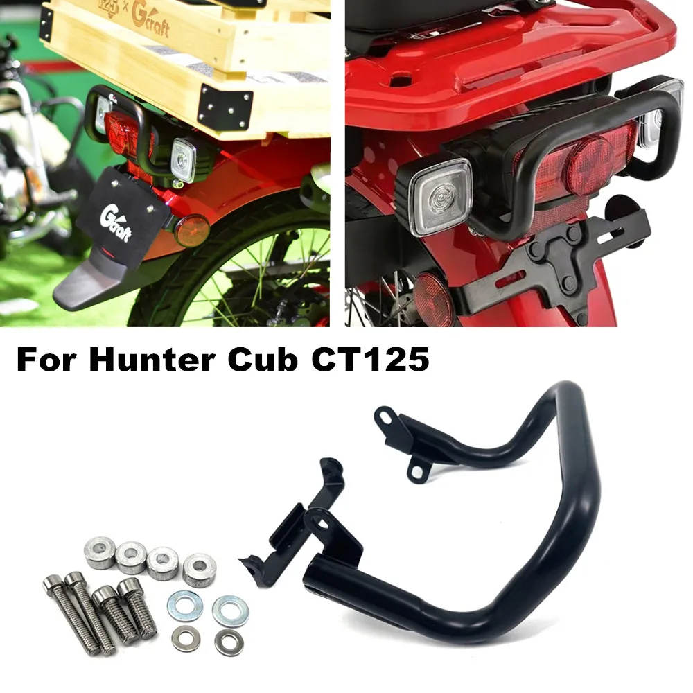 

For Honda Hunter Cub CT125 CT 125 ct125 2020 2021 2022 Motorcycle tail light protection bar tail protection bracket