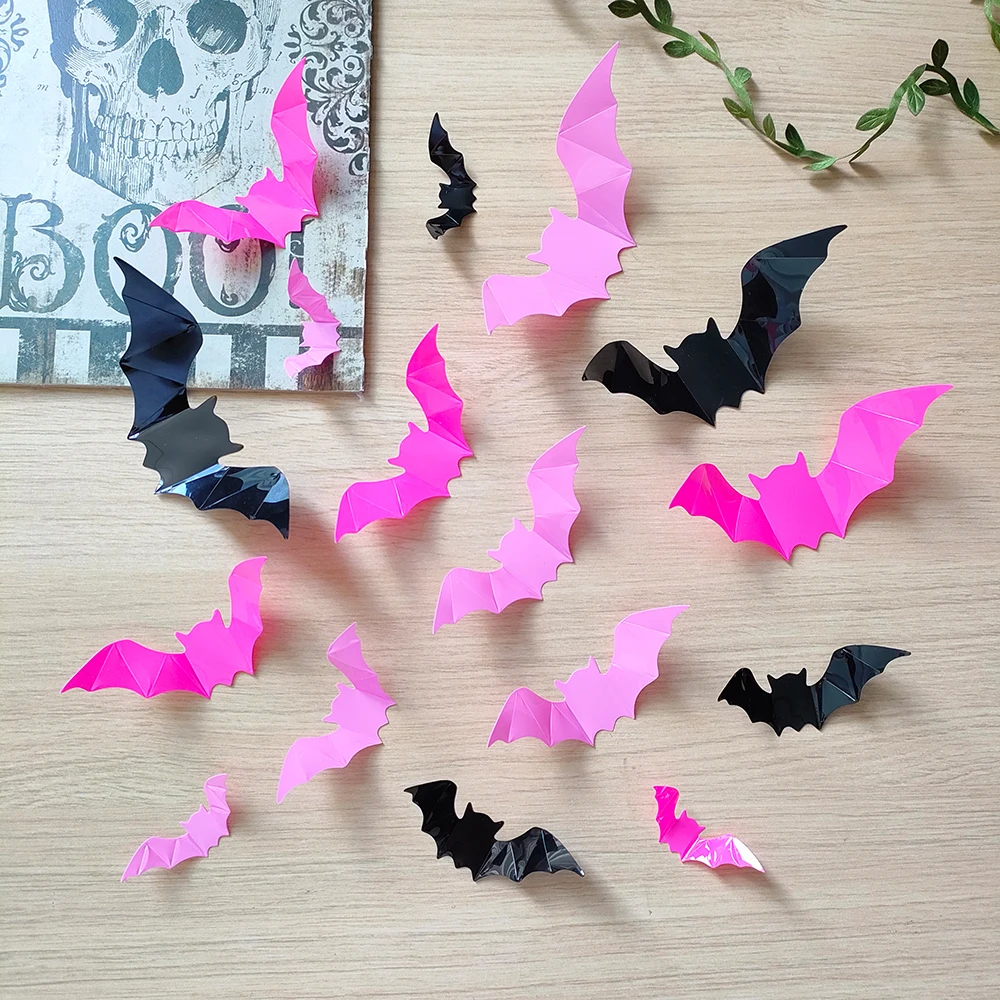 3D черная летучая мышь из ПВХ  для Хэллоуина летучая мышь уточка 1224