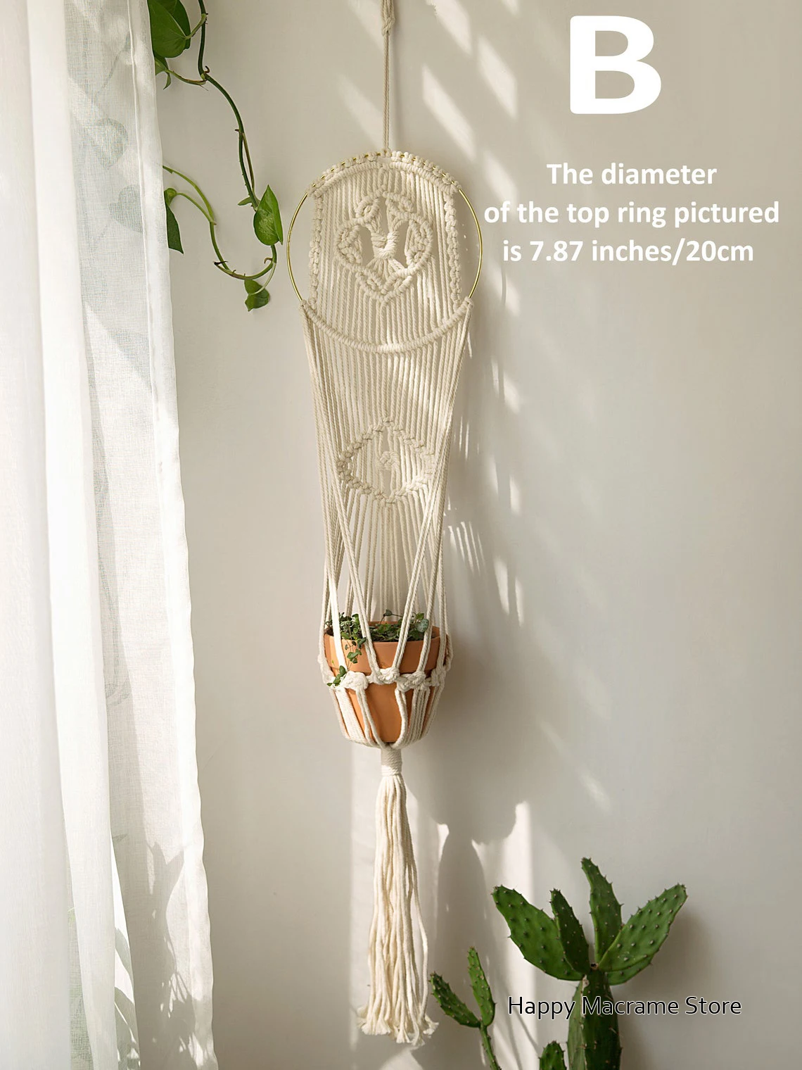 Веревка для подвешивания искусственных растений подставка гамака подвеска