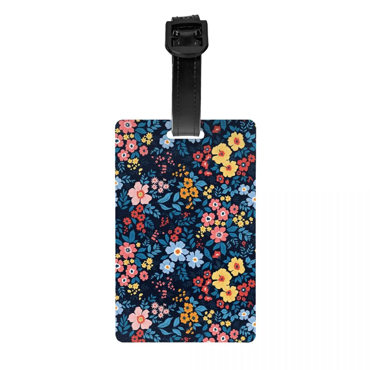 

Vintage Floral Luggage Tag Daisy Flowers Travel Bag Suitcase Privacy Cover ID Label