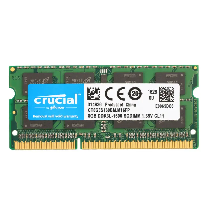 Оперативная память Crucial 2 ГБ 4 ГБ 8 ГБ DDR3 DDR4 ОЗУ 1333 МГц 1600 МГц 2400 МГц 2666 МГц DDR3 DDR4