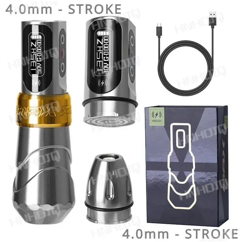 Ход 4 0 мм новая беспроводная аккумуляторная машина для татуировки ручка