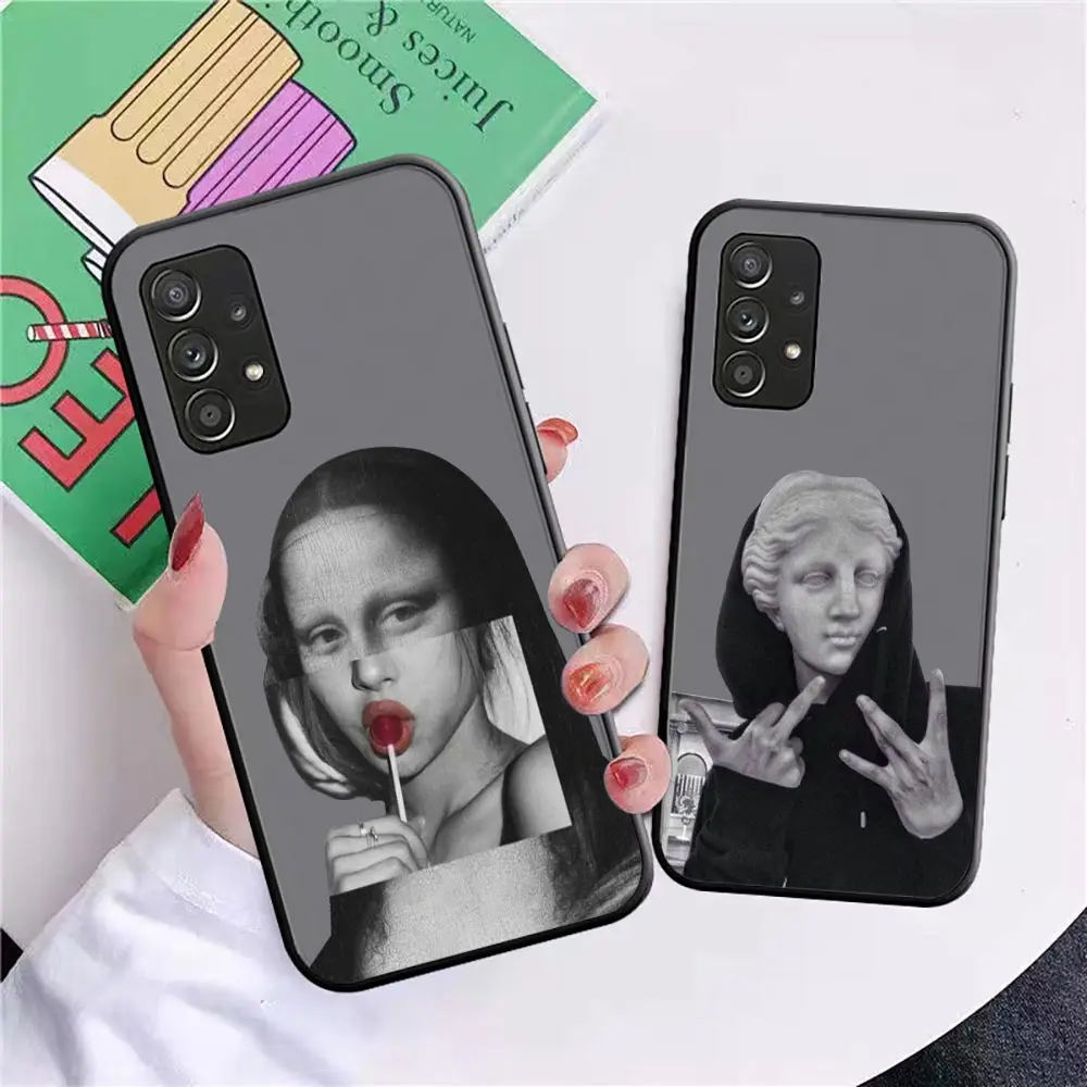 

Art Aesthetic David Mona Lisa Comic Case For Samsung A73 A72 A71 A70 A53 A52 A51 A50 A42 A33 A32 A31 A30 A22 A21S A20S A13 Funda