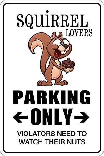 

Белка влюбленные парковка только новый знак NS 155 виниловый знак