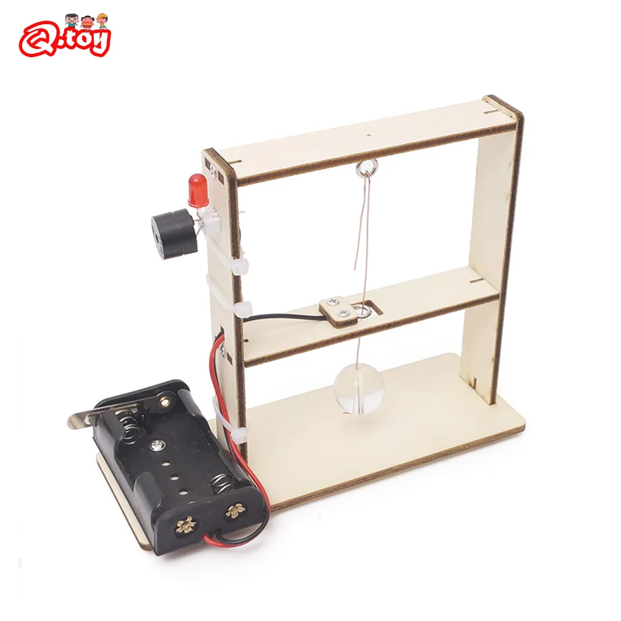 DIY датчик землетрясения STEM игрушки технологии наука экспериментальный набор