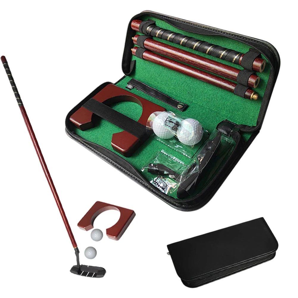 

Golf Putter Set Portable Mini Golf Equipment Practice Kit with Detachable Putter Ball,Golf Training Aids Tool,Right