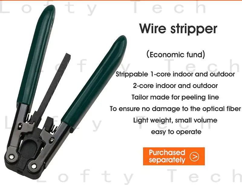 13 Pcs/Set FTTH Fiber Optic Tool Kit with AUA-60S Cleaver and Plastic 5mW Visual Fault Locator Wire Stripper Tool