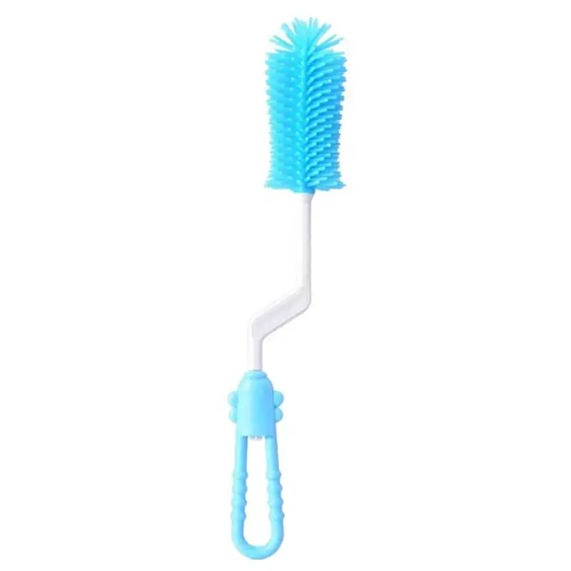 

Flexible Baby Bottle Brush Ergonomic Teapot Brush Innovative Easy-to-use Nipple Cleaning Brush Baby Care Hygienic Silicone Brush