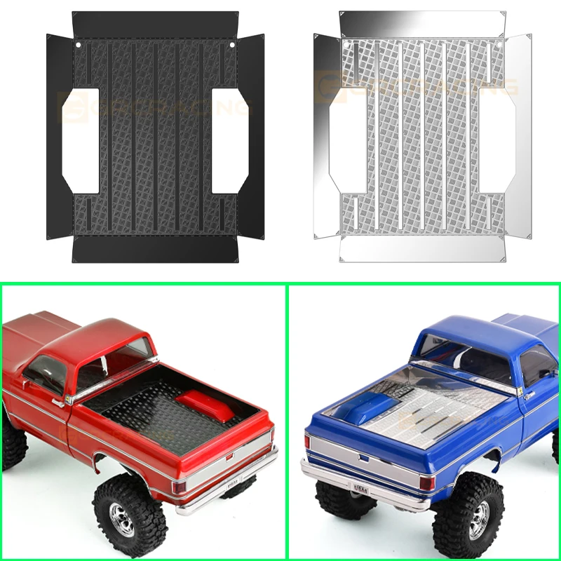 Металлический грузовой ящик из нержавеющей стали декоративная деталь для 1/18 RC