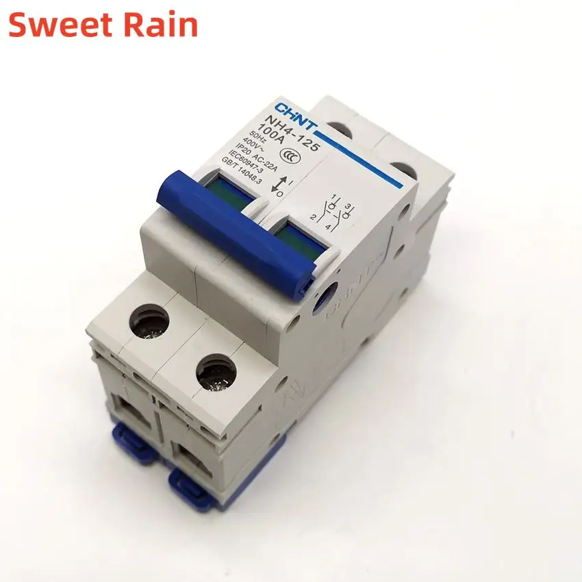 Выключатель CHINT Disconnector NH4-125 2P 32A 63A 100A 125A изоляционный выключатель автоматический