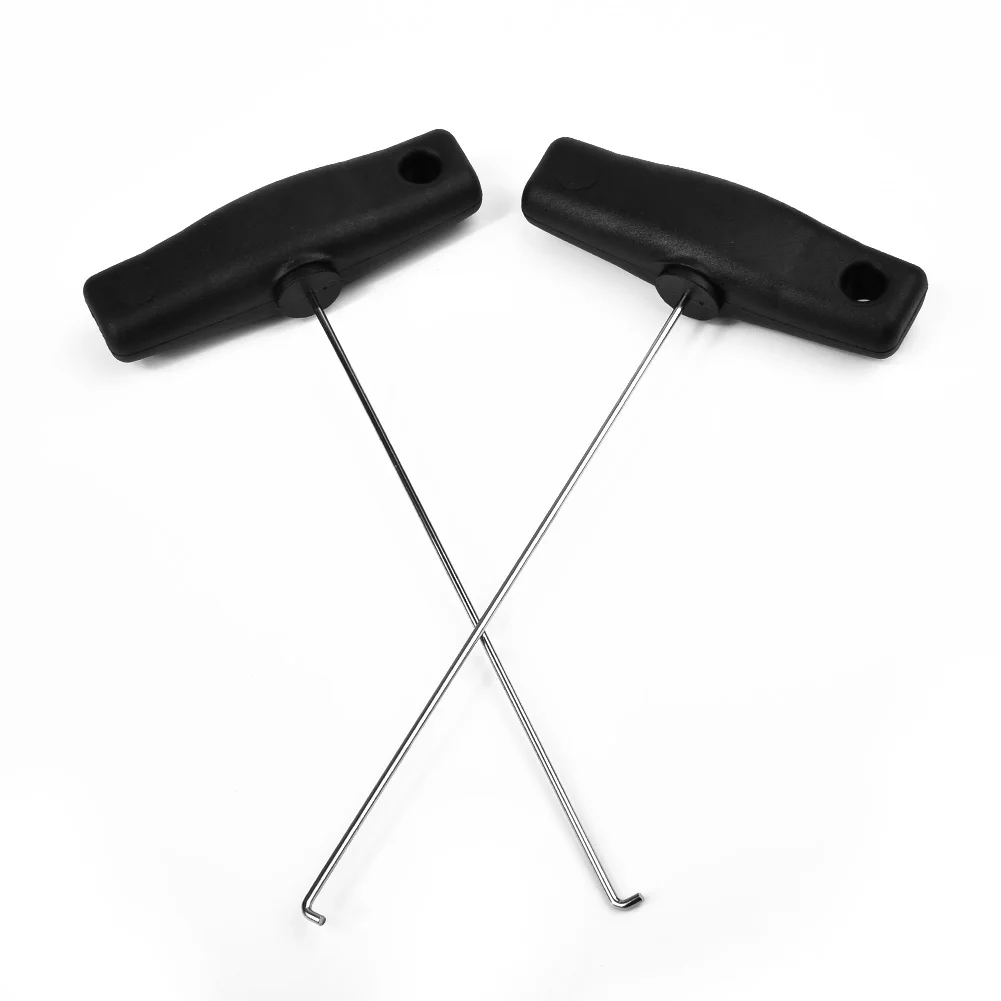 

2pcs Pull-Out Hook For Mercedes-Benz Instrument Cluster Removal Pulling Hook 154mm For Air-conditioning Port / Audio Clean Tools