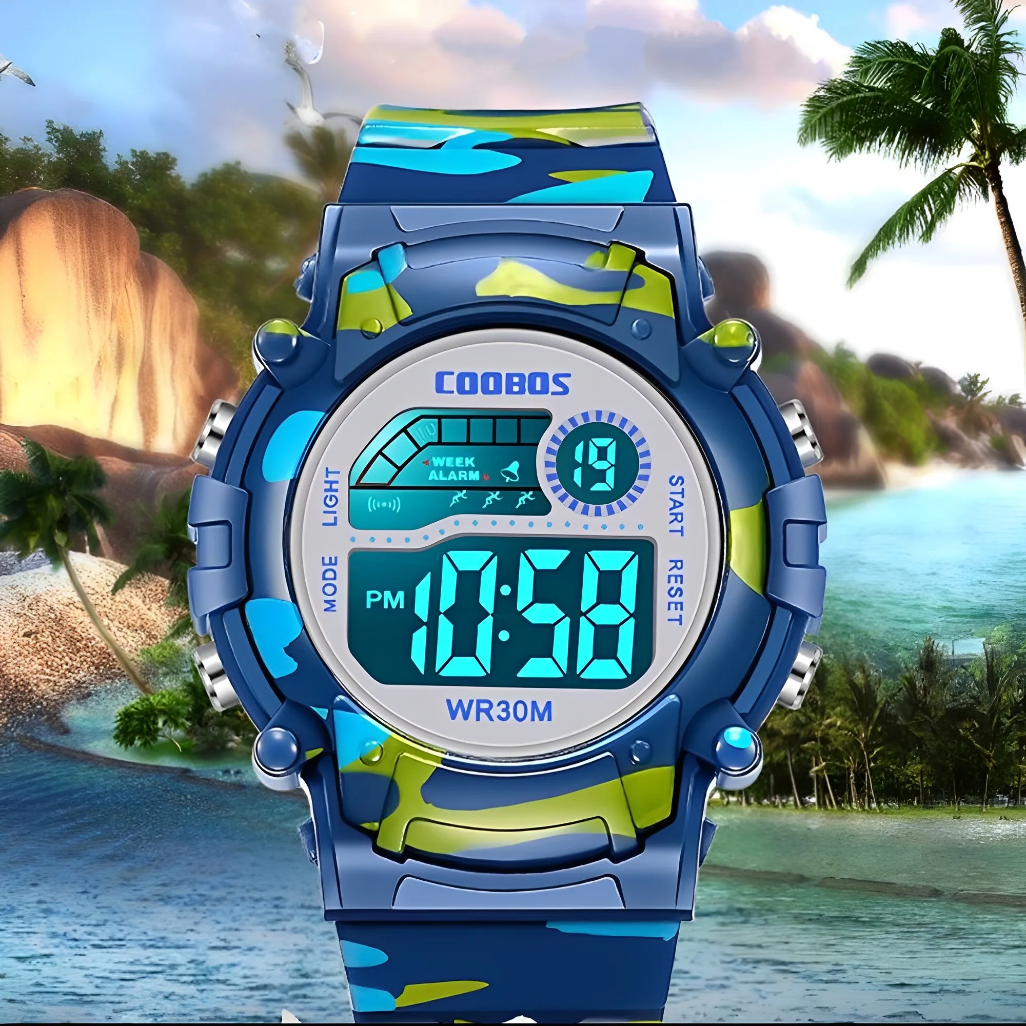 Boys Sports Military Kids Digital Watches Student Children's