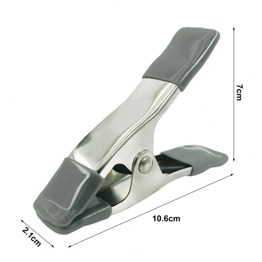 Пружинный зажим Профессиональный бульдог нескользящий из высокоуглеродистой