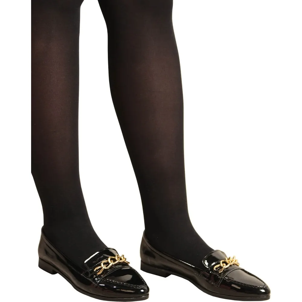

Dorlie Black Japanned Leather Women 'S Ballerina 34122
