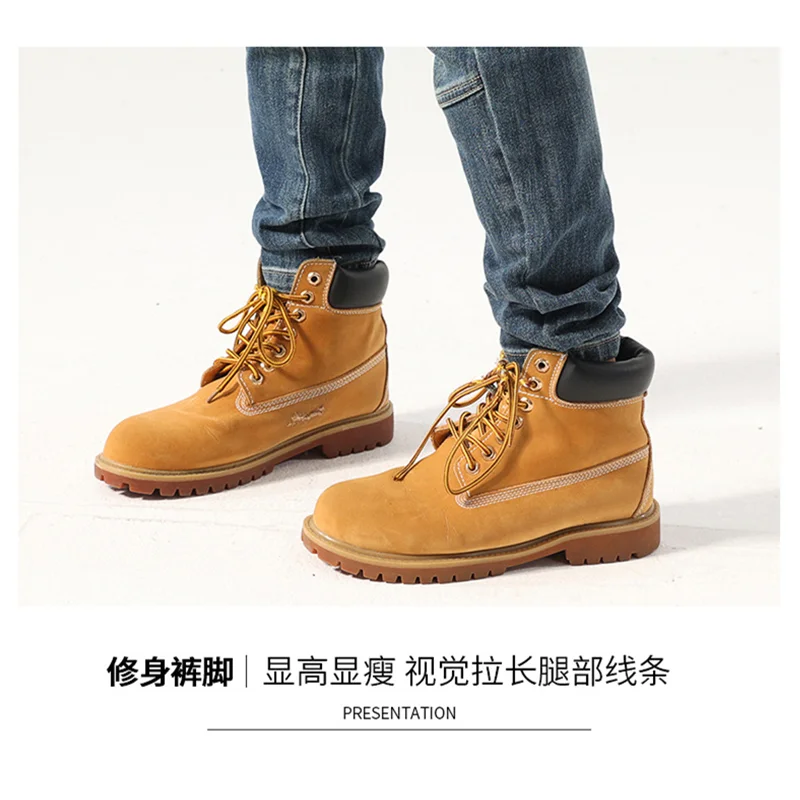 Streetwear Men 2022 Autumn and Winter New Pattern Self-cultivation Elastic Force Blue Pencil Pants Recreational Jeans Female