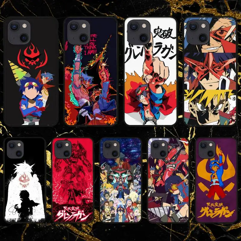 Чехол для телефона RUICHI Tengen Toppa Gurren Lagann iPhone 11 12 Mini 13 Pro XS Max X 8 7 6s Plus 5 SE XR | Мобильные
