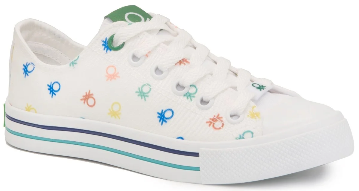 

United Colors of Benetton BNT 21Y 30187 WHITE Women Shoes Women Sports