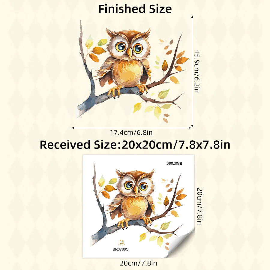 

Съемные наклейки на окна мультяшная ветка дерева сова