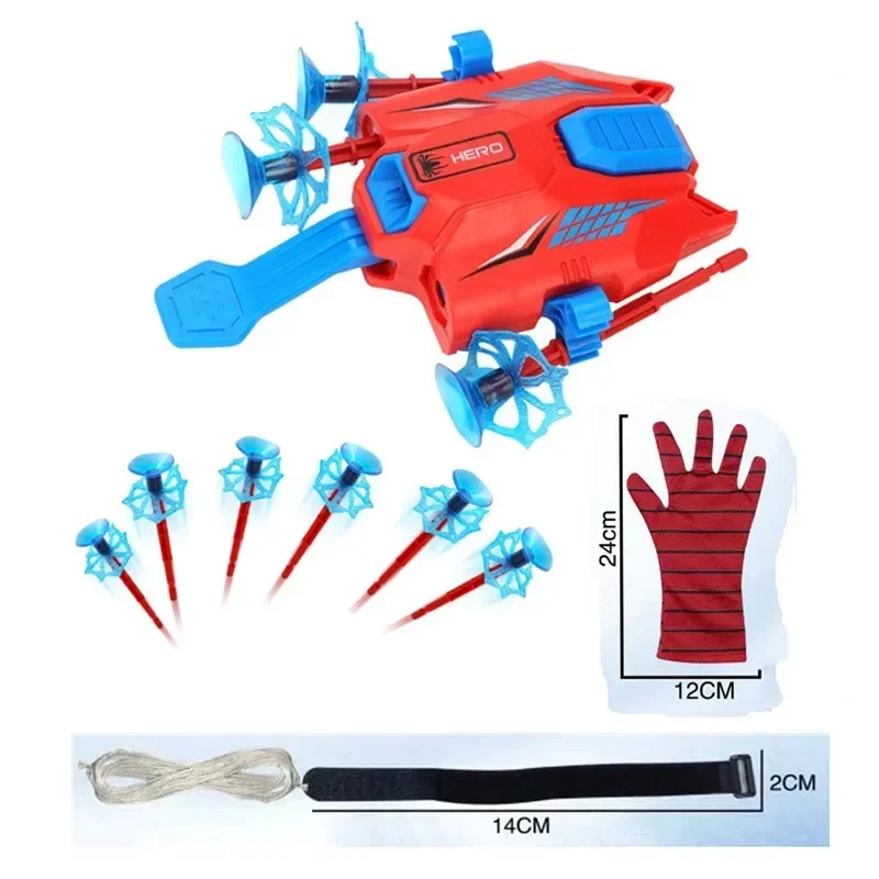 Аниме герой Человек-паук перчатка wyrzutтель Disney Spider шелковая присоска мягкая