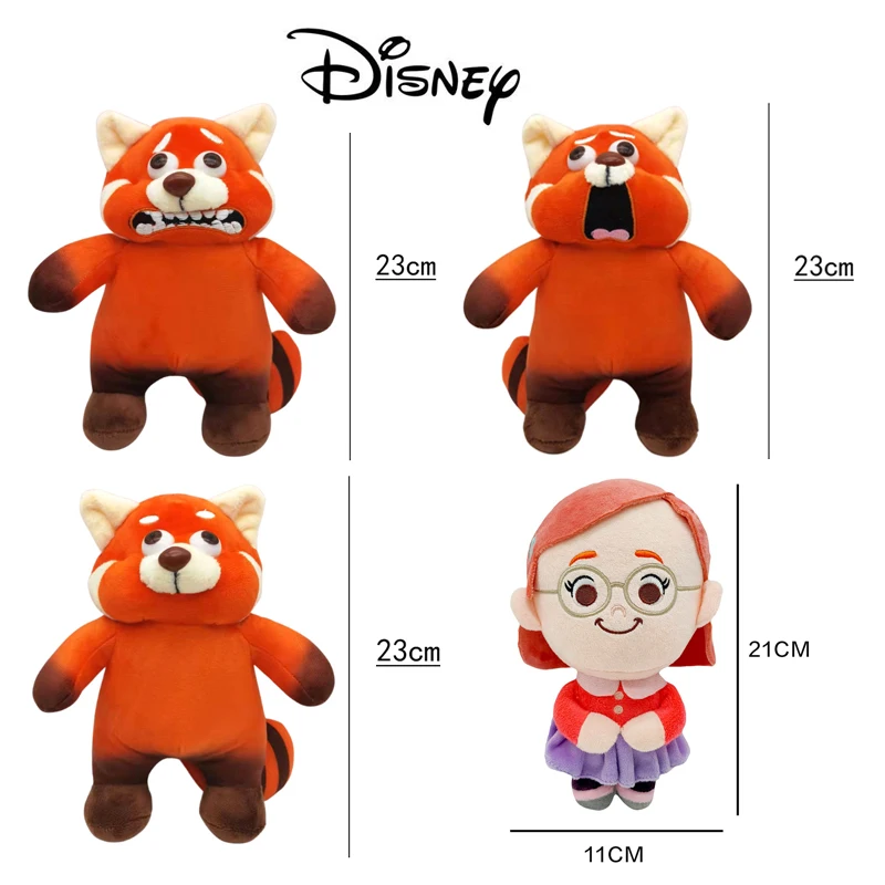 

Плюшевая игрушка «поворачивающийся красный медведь» Disney Pixar, кавайные плюшевые Мультяшные Аниме периферийные милые животные панда 20-го век...