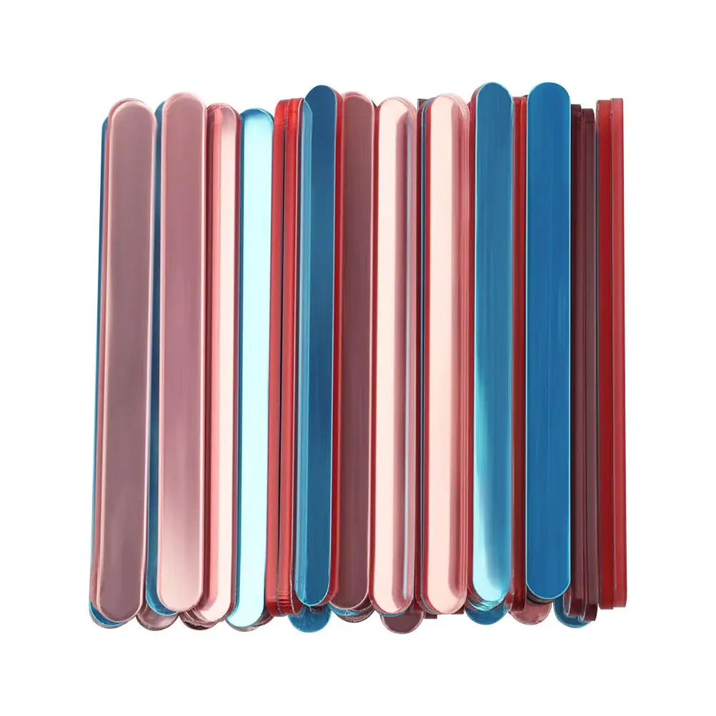 

50PCS Acrylic Popsicle Sticks Reusable Cakesicle Sticks Party Favors for DIY Ice Cream Popsicle