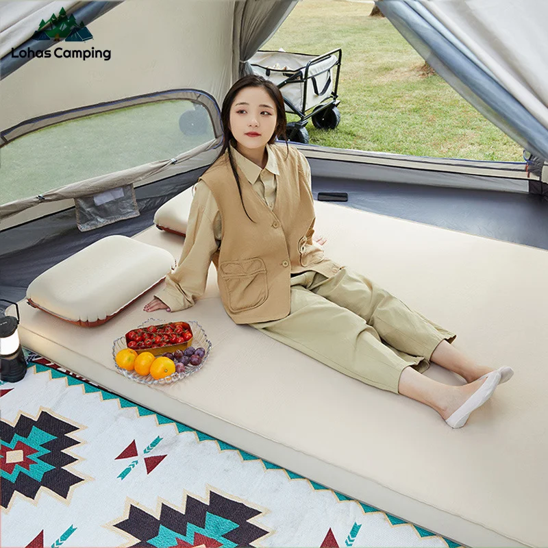 Lohascamping двойной самонадувающийся матрас толщиной 10 см компактный складной