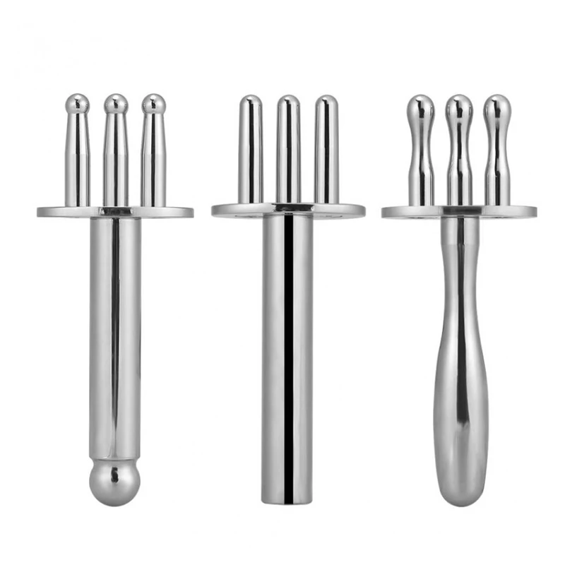 Магнитный массажный стик Meridian Point для лимфатического дренажа магнитотерапии с разрядкой вилки.