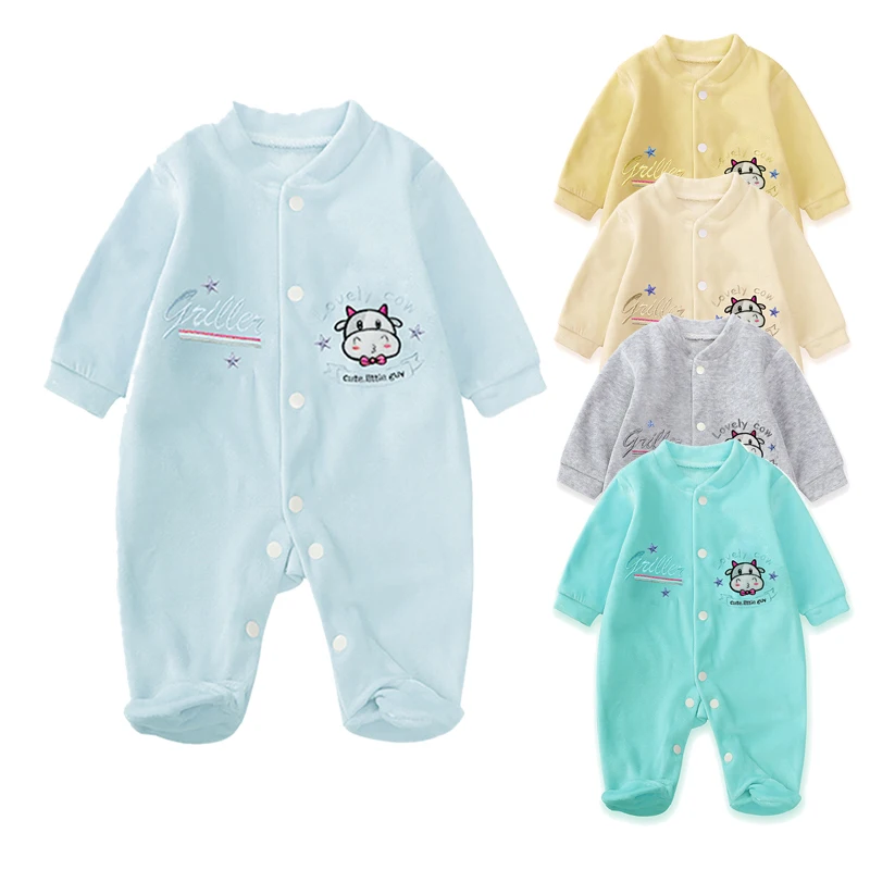 

2022 new pure cotton comfortable Baby Girl Clothes Long Sleeve Soft Cotton Boys Rompers New Born Body Bebe Clothing