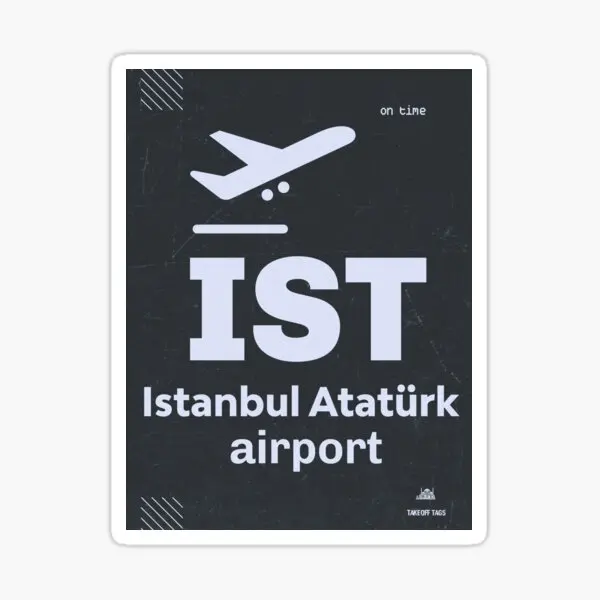 

Istanbul Ataturk Air Port 14 CM 2 Pcs Sticker