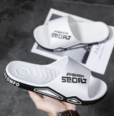 

Men's Slippers Soft Elastic Slipper Anti-slip Thicken EVA Outdoor Beach Flip Flops For Men Household Comfortable Shoes 2022 New