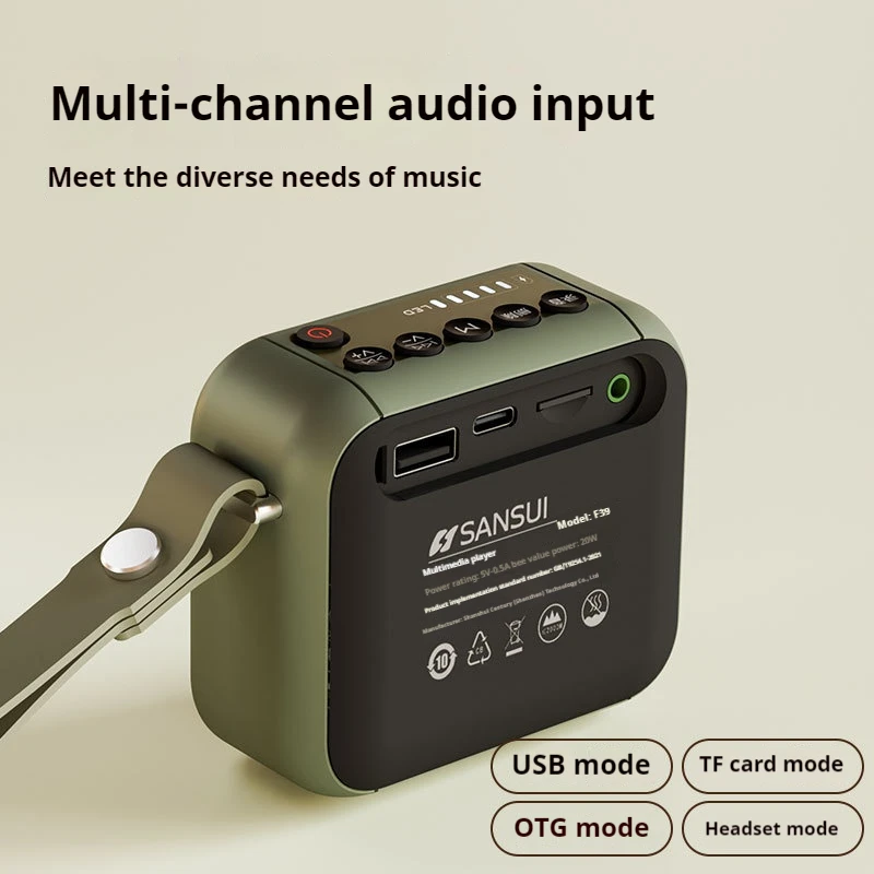 Беспроводные Bluetooth-колонки SANSUI F39