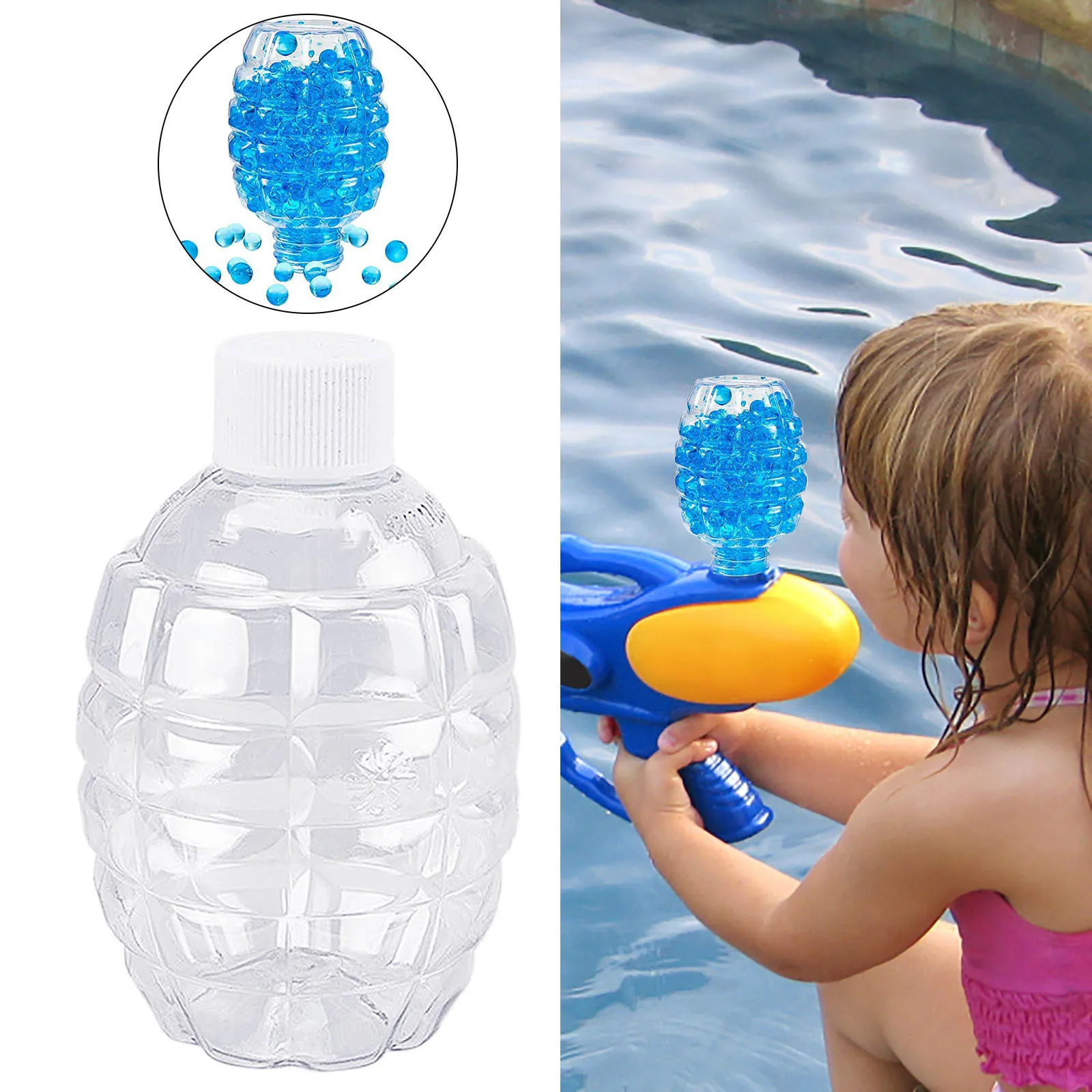 

Diy Crafts for Adults Bulk Bead Gel Plastic Gel Game For Boys Bottle Subpackage Accessories Bottle Outdoor Water Water Pineapple