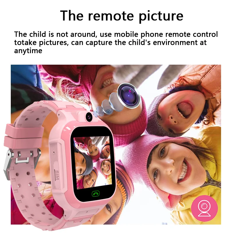 Детские Водонепроницаемые Смарт-часы с функцией отслеживания местоположения