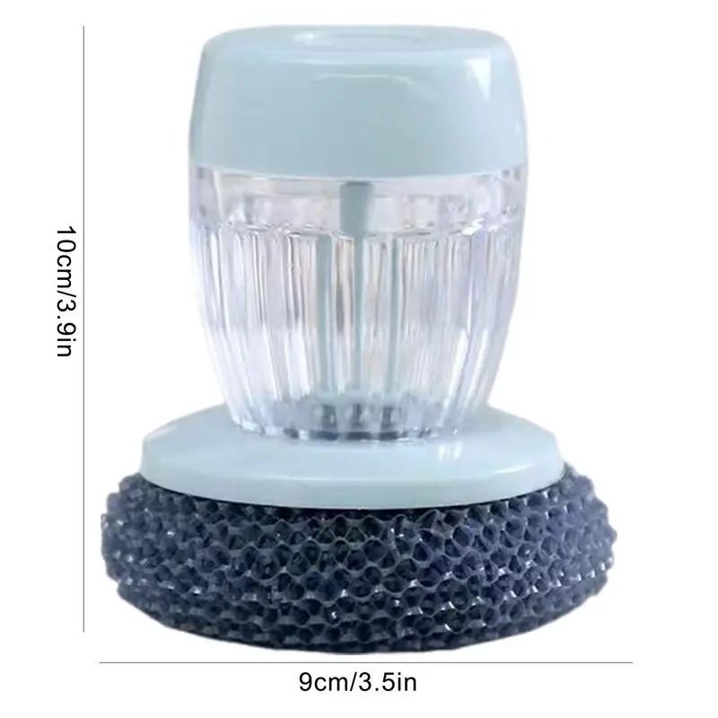 Щетка для скраба с дозатором мыла посуды Портативная щетка дозатора чистки