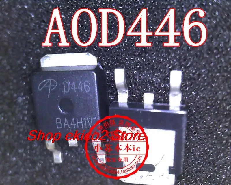 

10 шт., Оригинальные запасные части AOD446 D446 TO-252