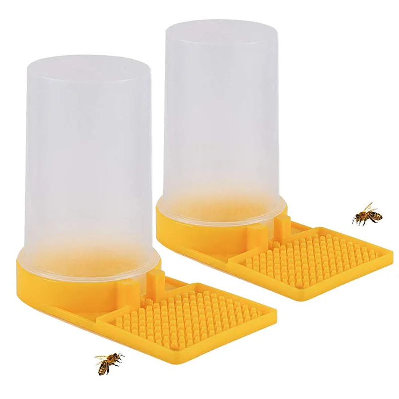 

2 Pack Beehive Beekeeping Water Dispenser Honey Beehive Entrance Feeder Bee Drinking Beekeeping Equipment Nest Beekeeper Tool-AB