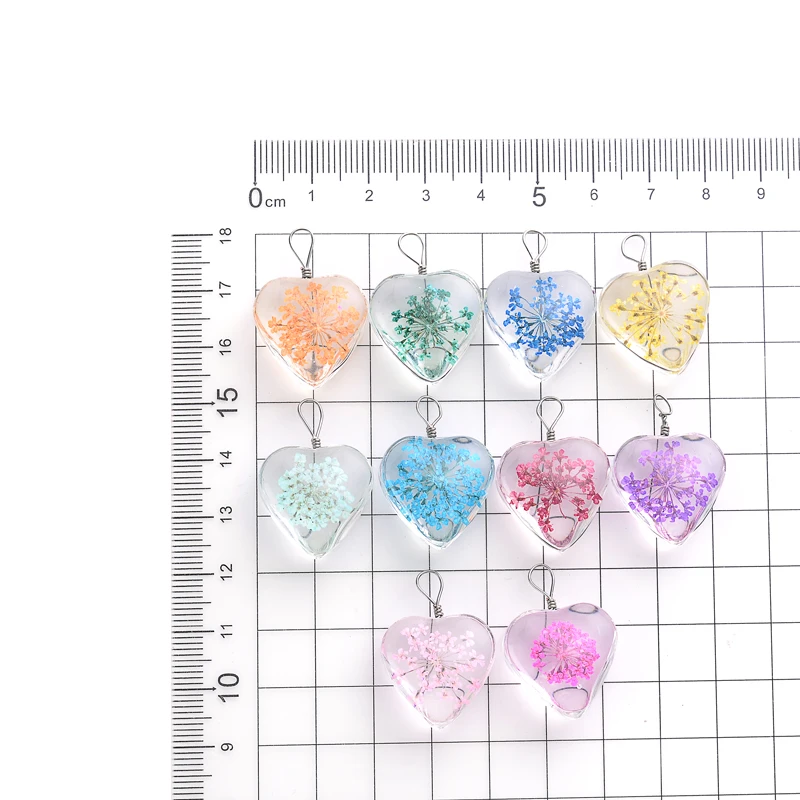 3 шт. очаровательные железные прозрачные подвески в форме сердца ожерелья
