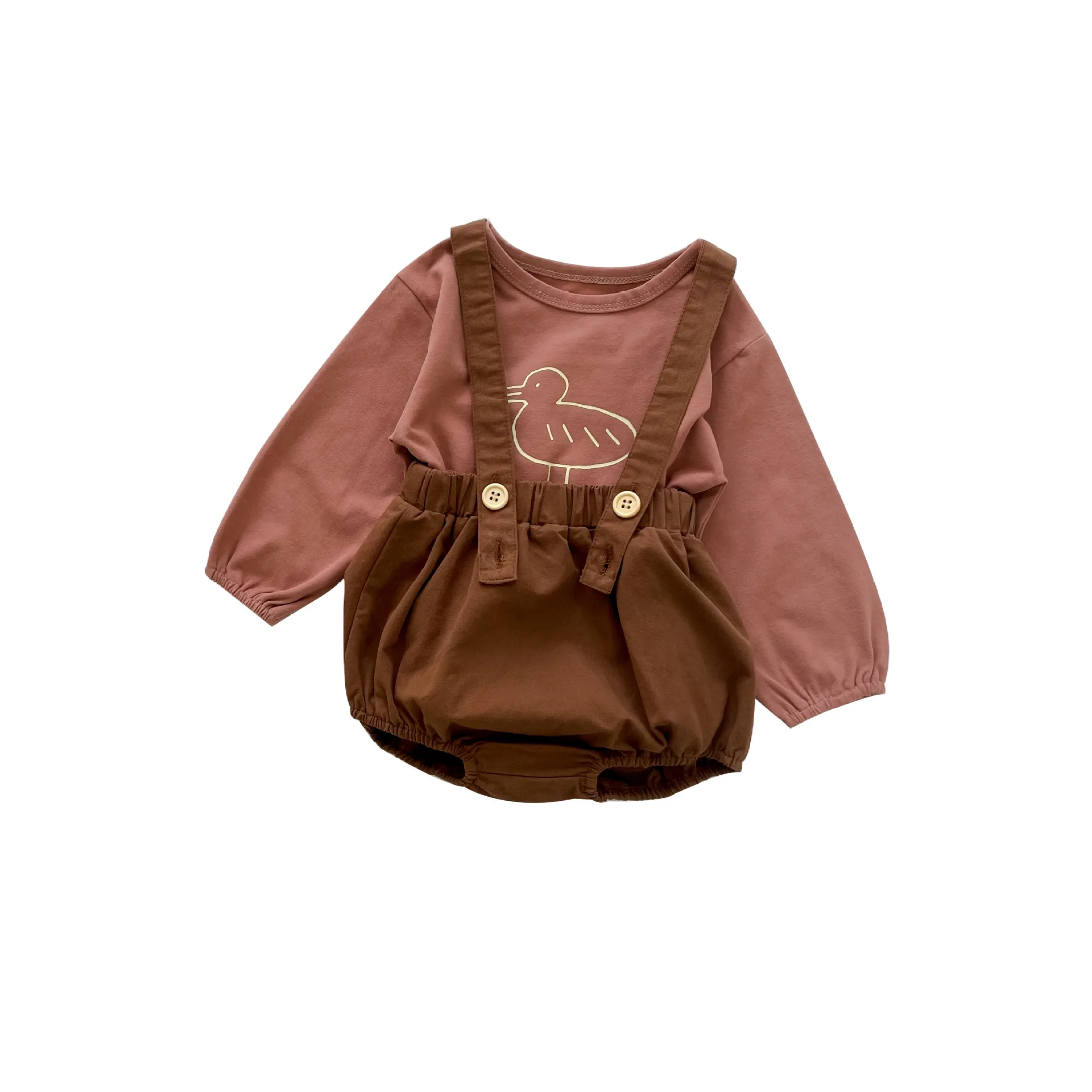 Freely Move Baby Romper Newborn Baby Girl Boy Spring Clothes Casual Baby Jumpsuits Toddler Playsuit Long Sleeve Top