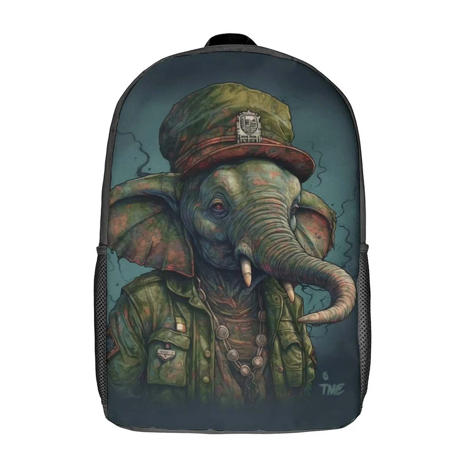 

Рюкзак со слоном поп карикатуры открытый стиль рюкзаки унисекс дизайнерские прочные школьные сумки милый рюкзак