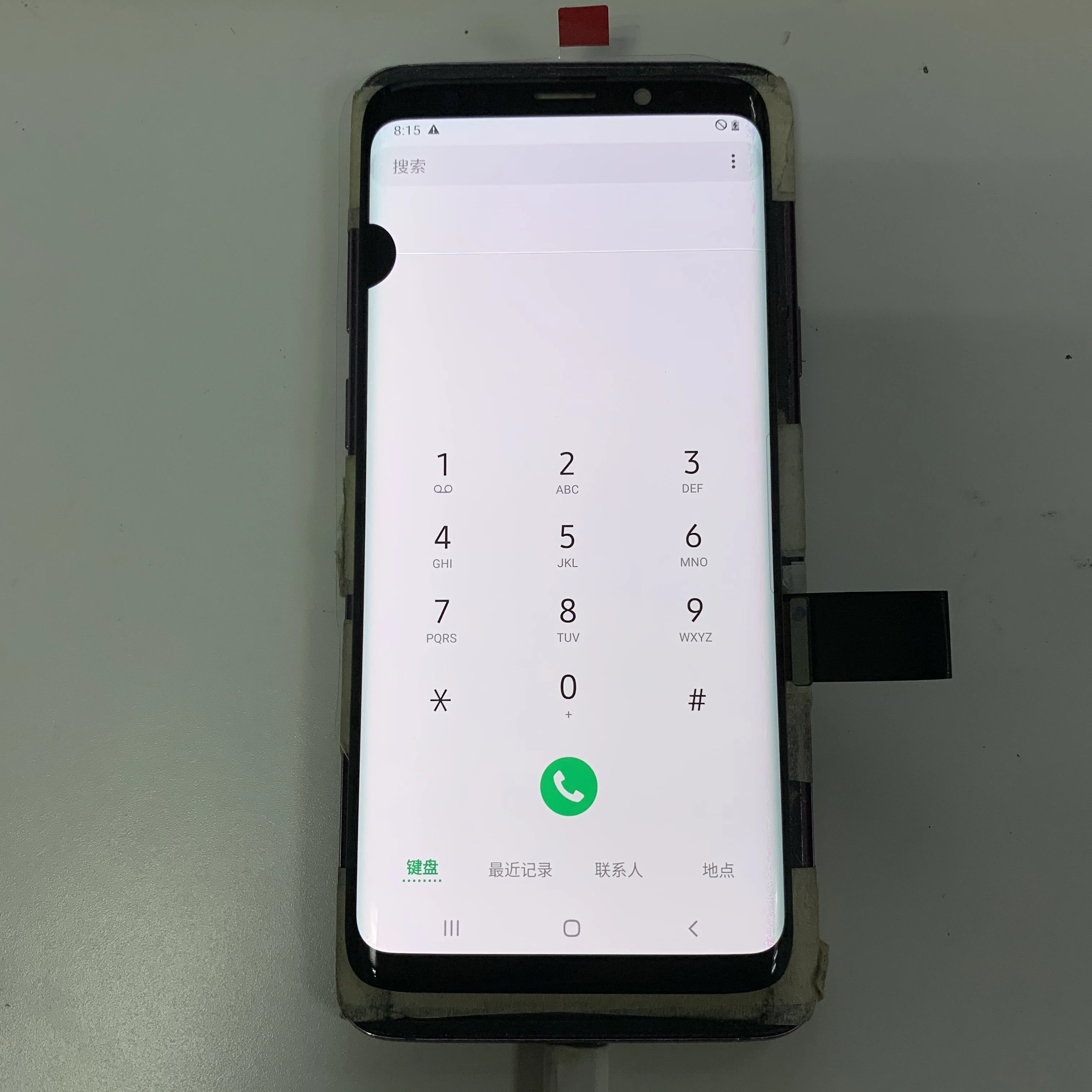 Оригинальный дефект Линия точки Ожог для Samsung Galaxy S9 ЖК-дисплей Сенсорный экран Дигитайзер G960F G960U G960W Без рамки.