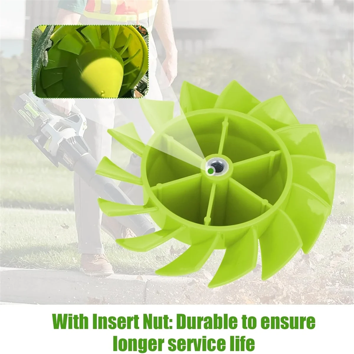 2 шт. лопасти вентилятора 529437004 для Ryobi 18 в P2108 P21081 и 529437003 529437001