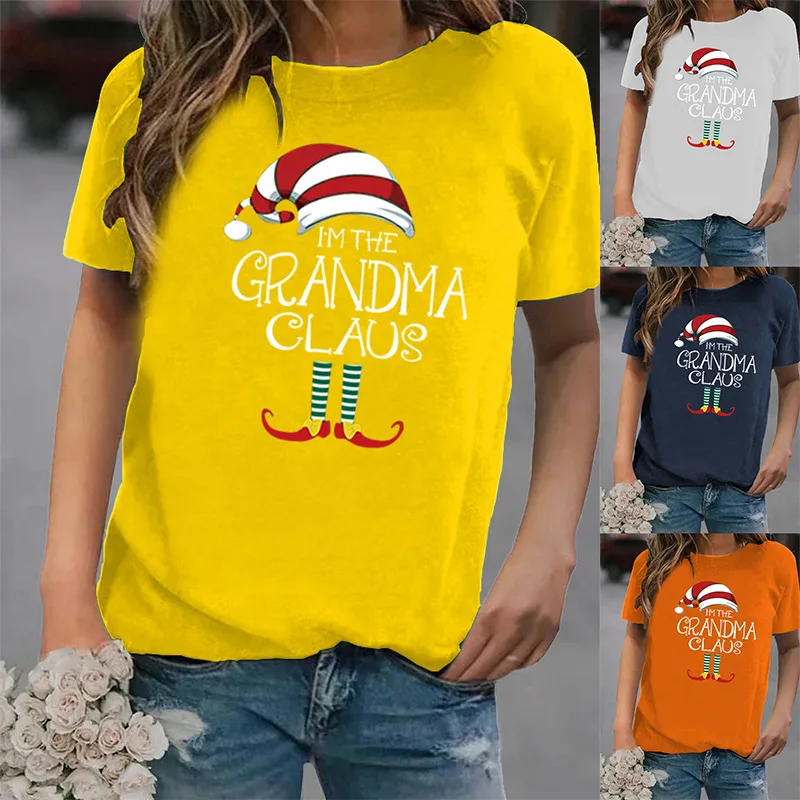 

Summer New Fashion Casual Loose Print Round Neck Short Sleeve Women's T-shirt