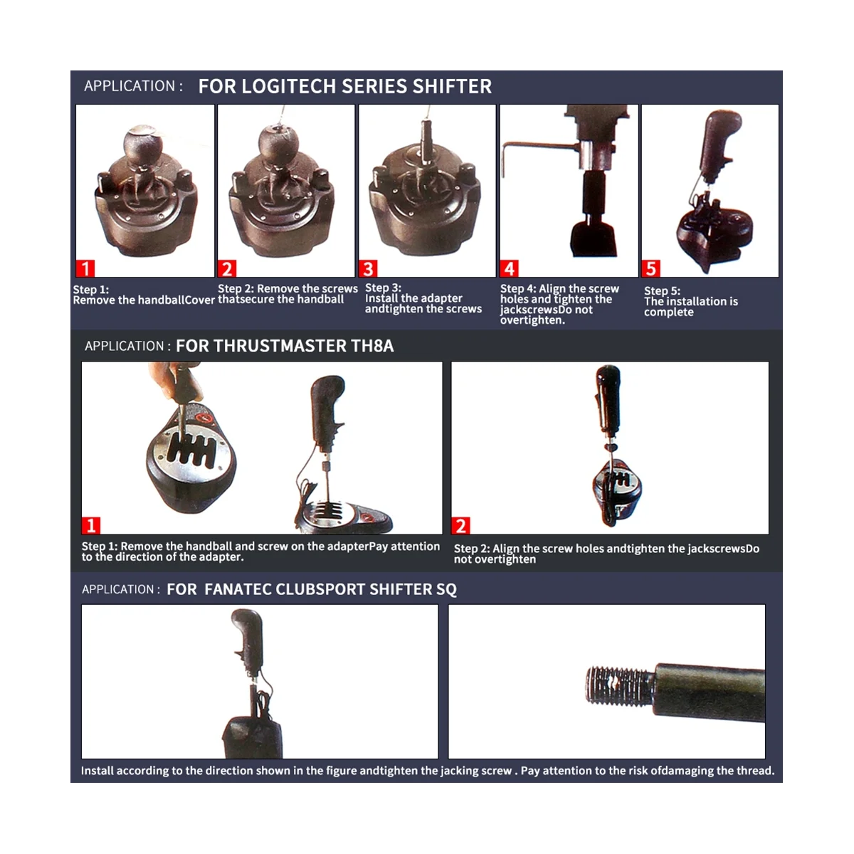 USB-ручка переключения передач для Logitech G29 G27 G25 Scania грузовиков и игр HB044