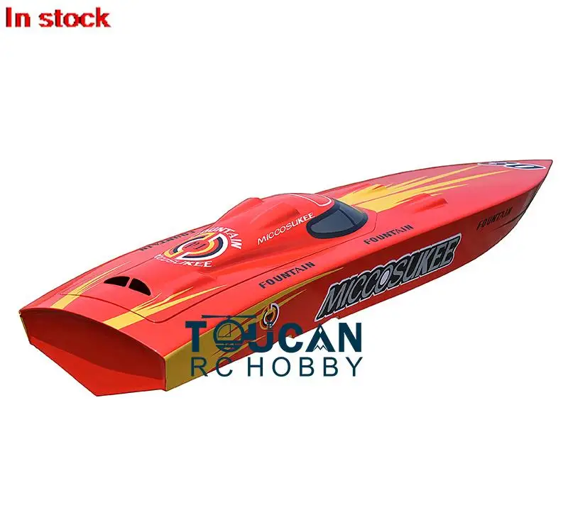 

G26IP1 50"FiberGlass Well Painted RC Boat HULL only for Advanced Player RED Without Remote Controller ESC Motor Servo TH02722