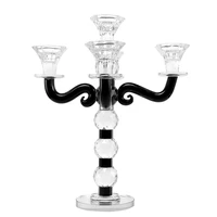 factory sale crystal candle stick holder home decoration table decorative crystal candelabra for wedding