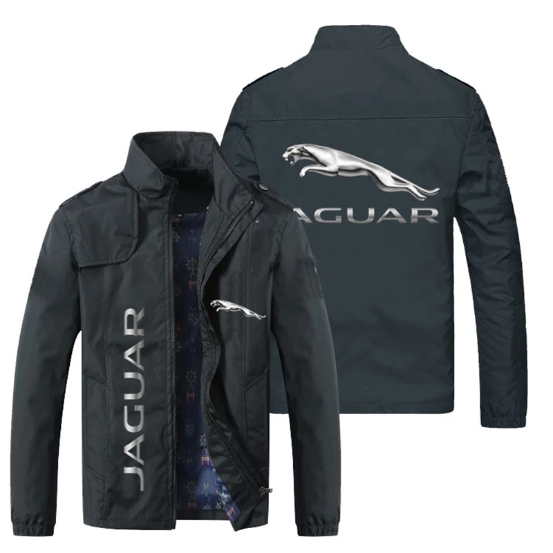 

Осень-зима 2021, мужская куртка, Женская куртка с принтом логотипа автомобиля Jaguar, ветровка, модная куртка, уличная спортивная одежда, пальто