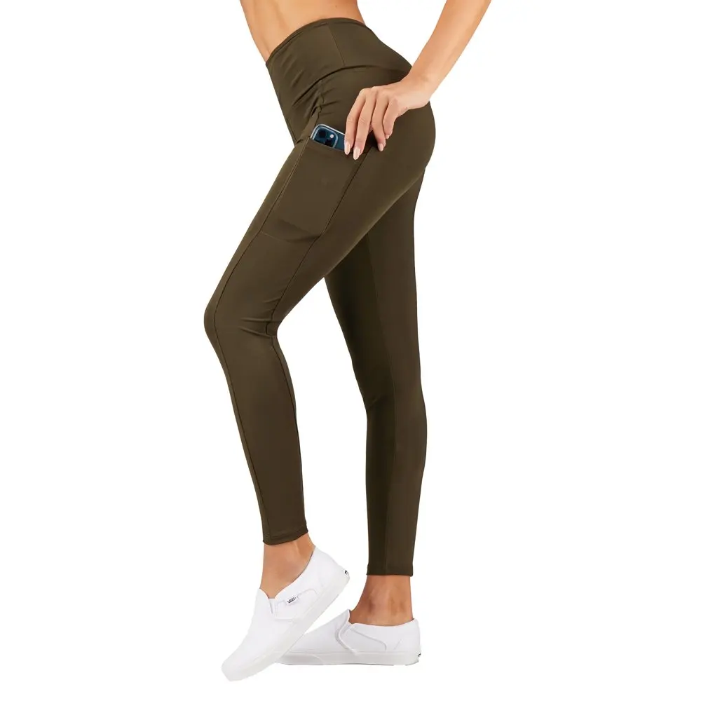

High Waist Yoga Pants with Side-Pockets, Workout and Running Activewear for Women, High Waisted Tummy Control, Non-See-Through 4