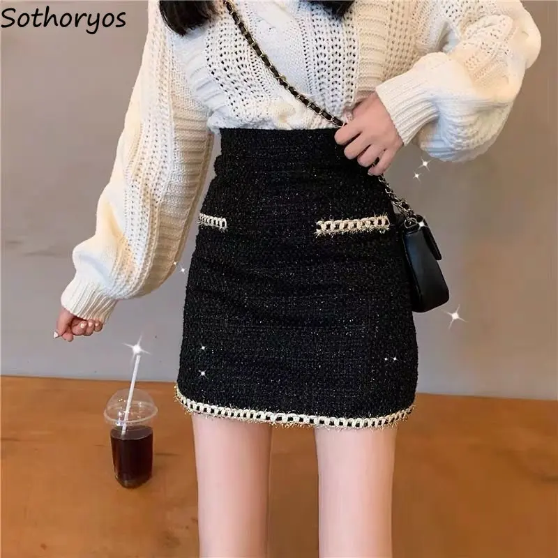 

Skirts Women Special Sexy Creativity Classics Charming Simple Daily All-match Autumn Ladies French Style New Elegant Leisure Ins