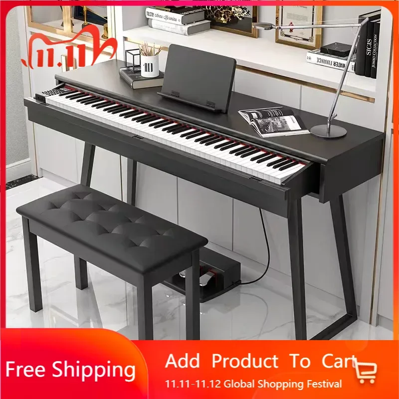 

Портативный электронный контроллер для взрослых, музыкальный синтезатор, профессиональная клавиатура для пианино с 88 клавишами