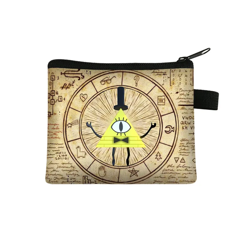 

Детский кошелек для монет Disney Gravity Falls, короткий бумажник для мальчиков и девочек, миниатюрная сумка для карт, детский подарок